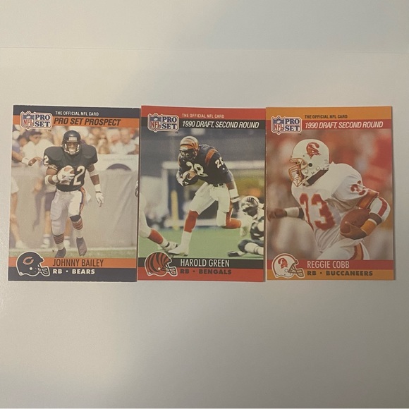 1989 - 1990  Pro Set Football Cards Lot of 63 Cards Vintage - Picture 7 of 8